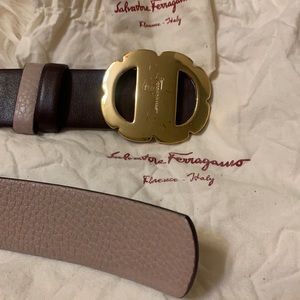 Salvatore Ferragamo 3cm Reversible Belt